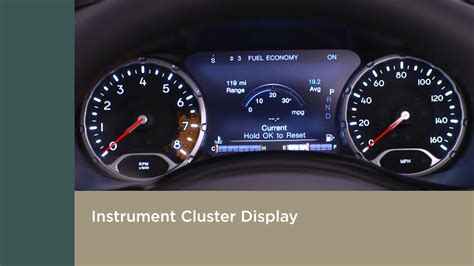 Instrument Cluster Display How To 2019 Jeep Renegade YouTube