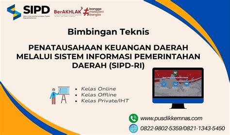 Bimtek Penatausahaan Keuangan Daerah Melalui Sipd Pusat