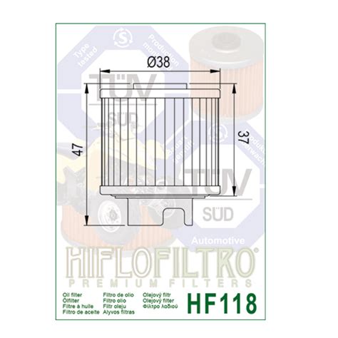 Hiflo Ölfilter HF118-430118