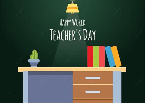 Teacher S Day Template Design Background, Teachers Day, School, Back To ...