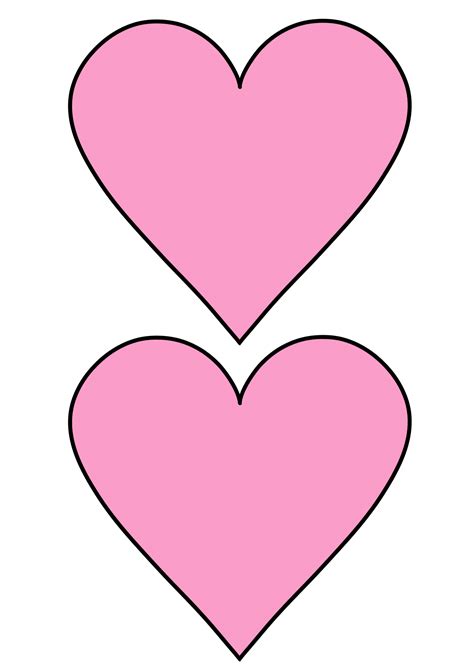 12 Free Printable Heart Templates Cut Outs