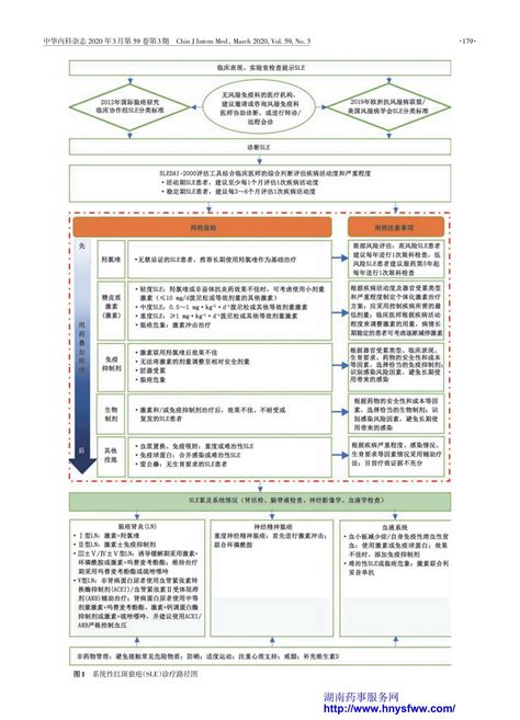 2020中国系统性红斑狼疮诊疗指南指南•规范•共识药讯中心湖南药事服务网