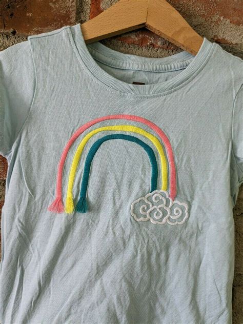 Tea Collection 3d Rainbow Graphic Tee