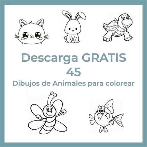 Dibujos de Animales KAWAII para colorear -Preciosos