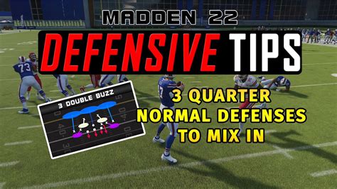 Madden 22 Defensive Tips And Plays 3 Quarter Normal Defenses To Mix