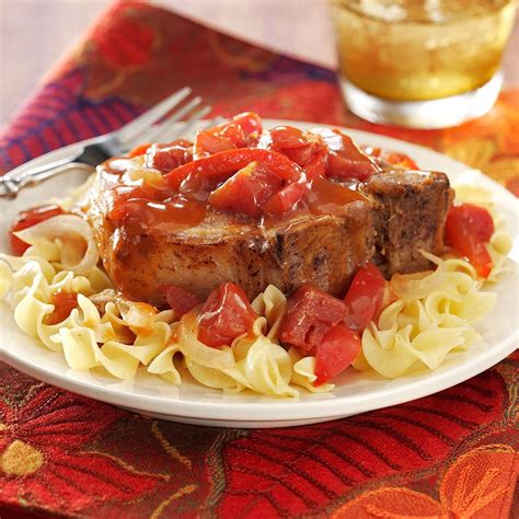 Tangy Tomato Pork Chops Recipe Taste Of Home