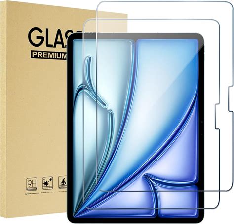 Procase 2 Pack Screen Protector For Ipad Air 11 Inch M2 2024 A2902 A2903 A2904 Tempered Glass