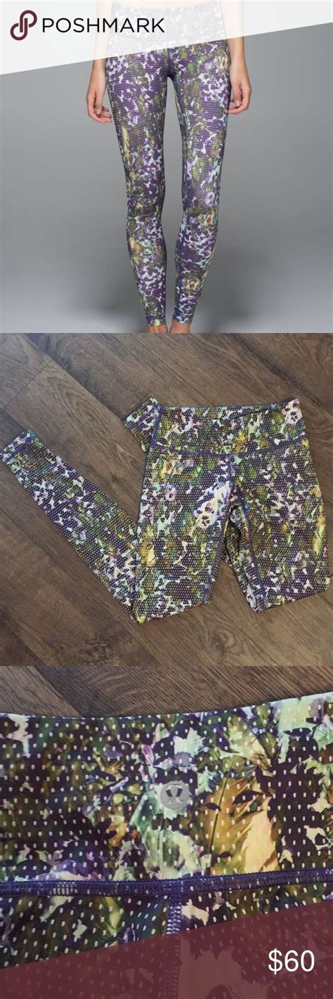 Lululemon Luxtreme Wunder Under Floral Dot Clothes Design Wicking