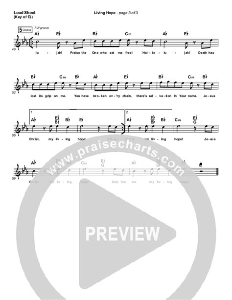 Living Hope Sheet Music Pdf Phil Wickham Praisecharts