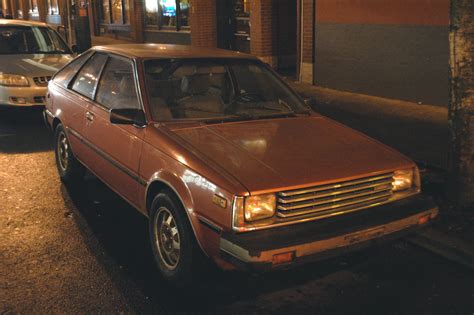 Old Parked Cars 1982 Datsunnissan Sentra Hatchback