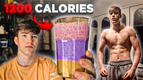 Extremely High Calorie Shakes For Skinny Guys To Gain Weight Youtube