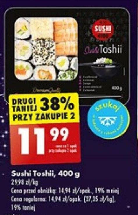 Promocja Sushi Toshi 400g Biedronka