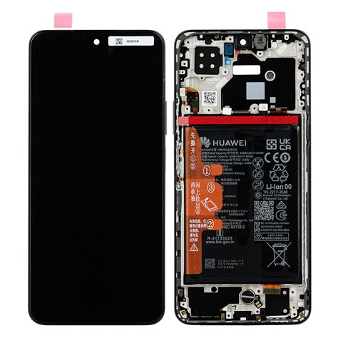 Wyświetlacz LCD Do Huawei Nova 10Se Czarny 02355Fam Oryginał Service ...