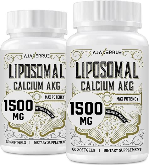 Amazon Liposomal Calcium Akg Supplement Mg Alpha