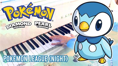 Pok Mon League Night Pok Mon Diamond Pearl Relaxing Piano Cover