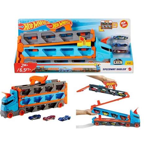 Hot Wheels Caminh O Guincho Pista De Corridas Mattel Gvg
