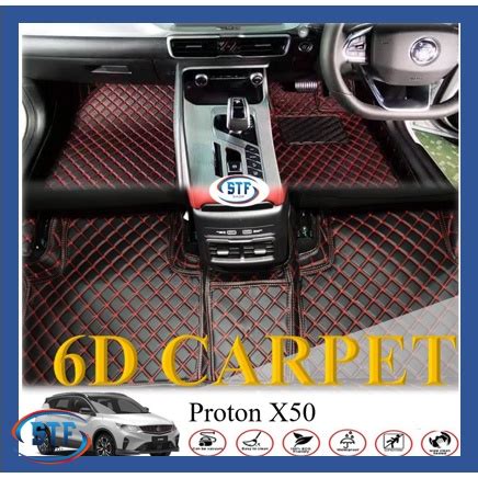 Proton X Accessories Suv Carmat Car Mat D Premium Pu