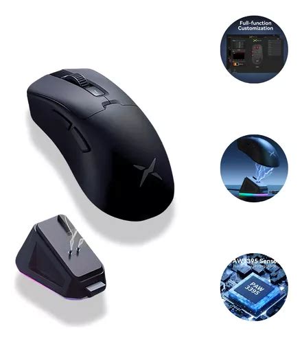 Mouse Gamer Delux M Pro Sem Fio Paw Hz Dock Rgb