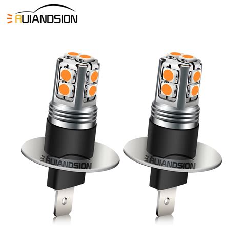 Ruiandsion H1 LED Headlight Bulbs 1 1 Mini Size H1 Fog Light LED Bulbs