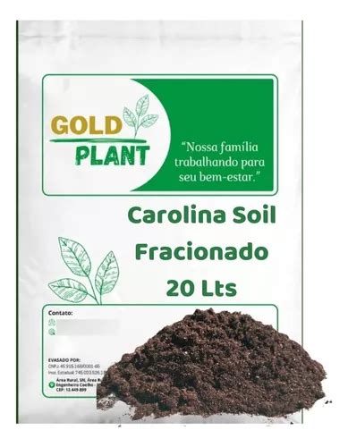 Carolina Soil Substrato Formula Completa 20 Litros Prontouso MercadoLivre