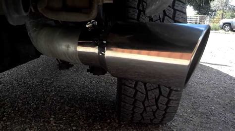 Installed 7 Inch Exhaust Tip On Duramax Youtube