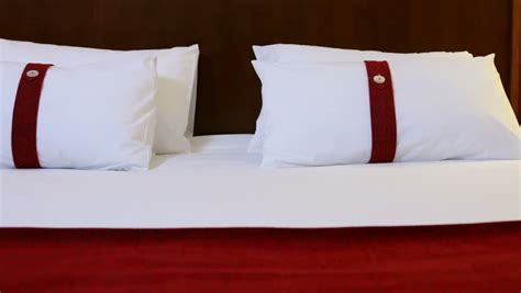 pillows bed hotel room home bedroom Stock Footage Video (100% Royalty ...