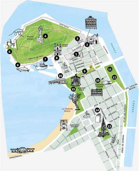 centre  town san sebastian tourism