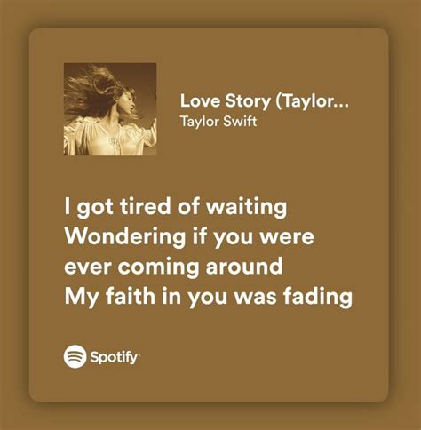 Taylor's version (love story) | Pretty lyrics, Taylor lyrics, Taylor ...