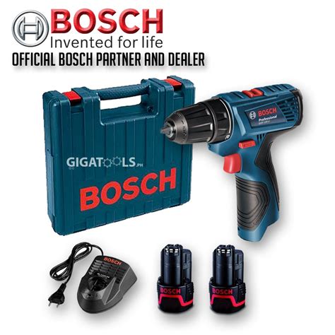 Bosch GSR 120 Li Cordless Drill Driver Professional Kit Set W FREE