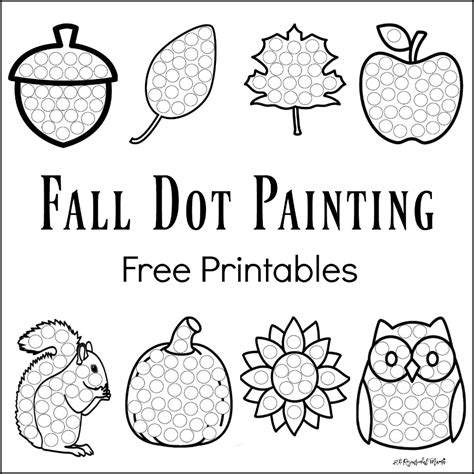 Dot Printables For Preschool