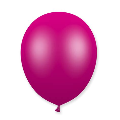 50 Ballons De Baudruche Biodégradable Fuchsia Métallisé 30 Cm