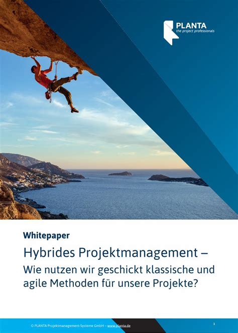 Pdf Whitepaper Hybrides Projektmanagement Webservice Mit Planta