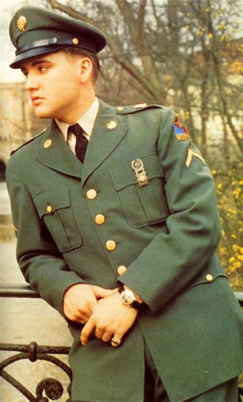 Elvis Presley In Army Uniform