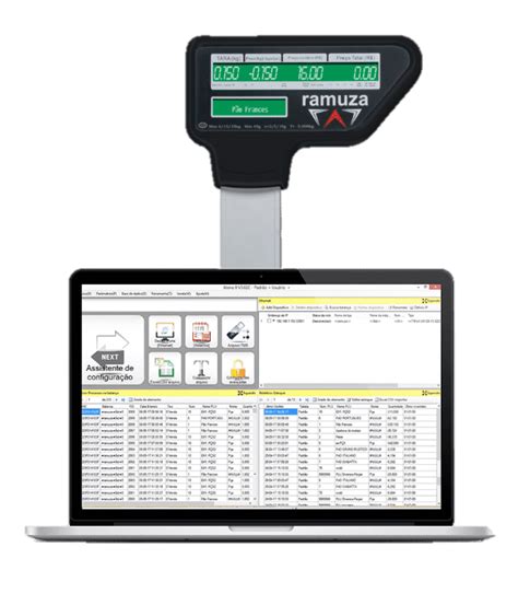 Balança Digital Torre Automação Bivolt 35KG Wifi Ramuza Atena II