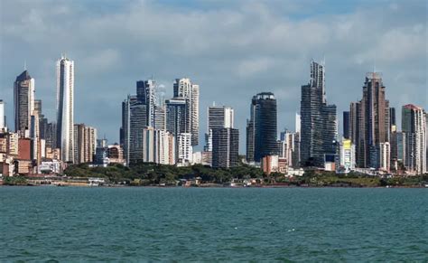 Skyline Of Latin American City Viewed From The Sea Stable Diffusion