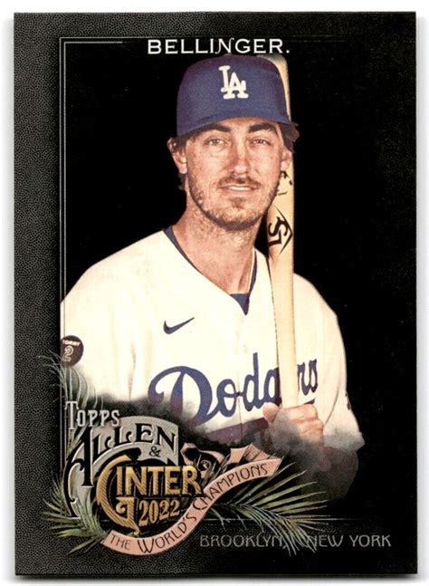 2022 Topps Allen And Ginter X Cody Bellinger Los Angeles Dodgers 124 Ebay