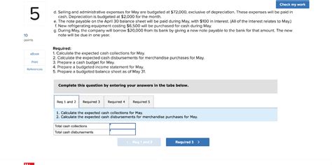 Solved 5 10 Points EBook Print References Check My Work Chegg