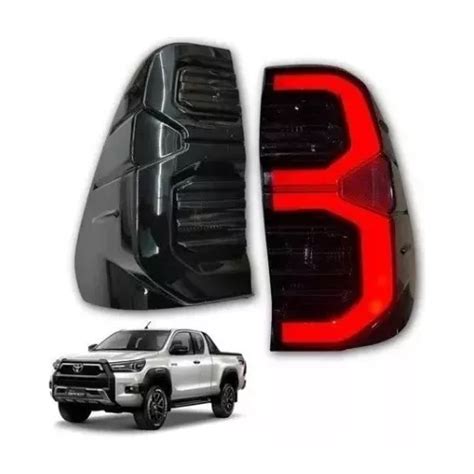 Lanterna Toyota Hilux 2016 Full Led Fume