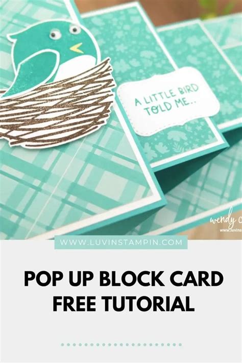 How To Make Handmade Pop Up Block Cards With Ease Fancy Fold Card