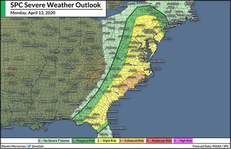 A Significant Severe Weather Outbreak Is Possible Across The Southeast On Easter Sunday Damweather