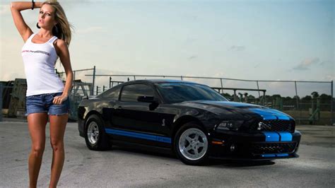 Ford Mustang Wallpaper With Girls Wallpapersafari