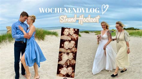 WOCHENENDVLOG Wir Gehen Auf Eine Strand Hochzeit Getting Ready