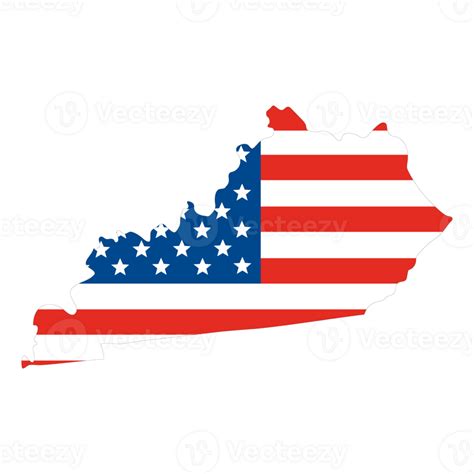 Map of Kentucky. Kentucky map. USA map 32487265 PNG