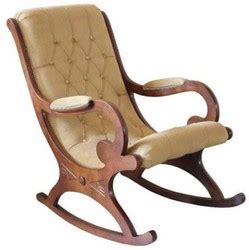 Casa Padrino Luxury Art Nouveau Rocking Armchair Beige Brown