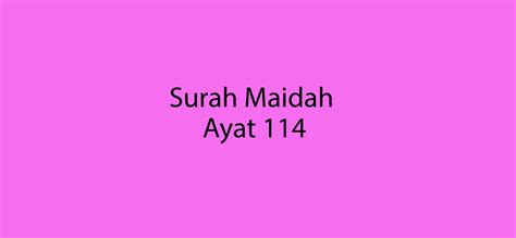 Surah Maidah Surah Maidah Ayat Islam Believer