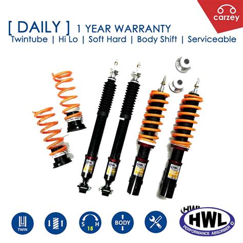 Daily Hwl Twintube Adjustable Set For Perodua Kelisa Kenari St