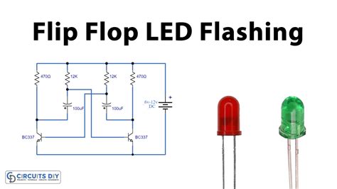 Blinking Led Circuit With Schematics And Explanation Circuit Diagram