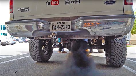 7 3l Powerstroke Diesel Gets Axle Dump With A Massive 10 Inch Exhaust