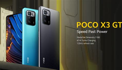 POCO X3 GT Packs A Dimensity 1100 Chip Gorilla Glass Victus And 67W