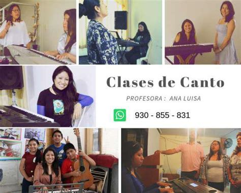 Clases Canto Chorrillos ANUNCIOS Mayo Clasf